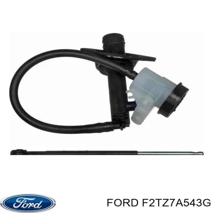 F2TZ7A543G Ford Цилиндр сцепления, главный