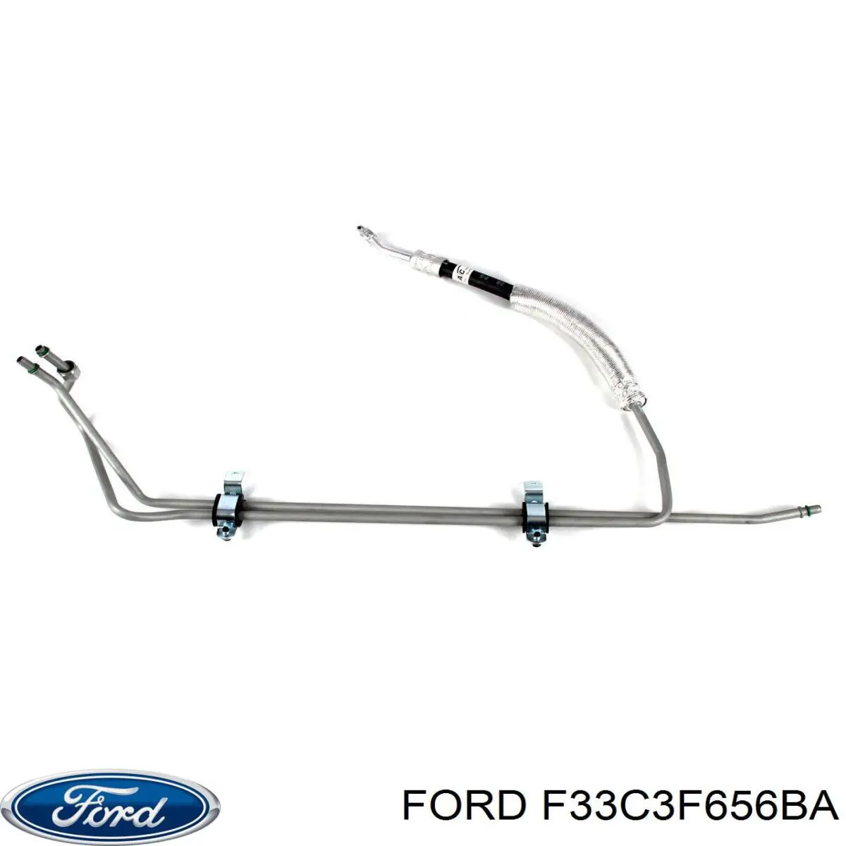 Купить F33C3F656BA Ford Штуцер насоса ГУР к шлангу высокого давления