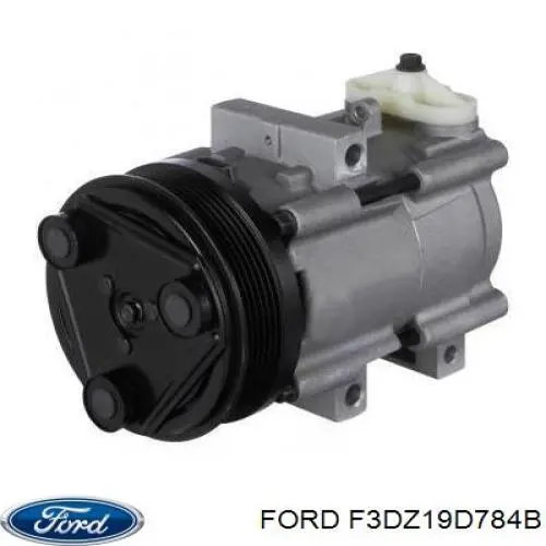 F3DZ19D784C Ford Шкив компрессора кондиционера