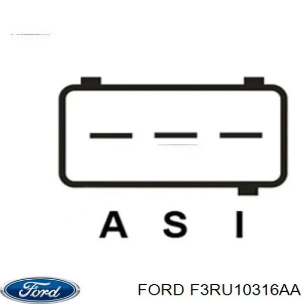 F3RU10316AA Ford реле-регулятор генератора (реле зарядки)