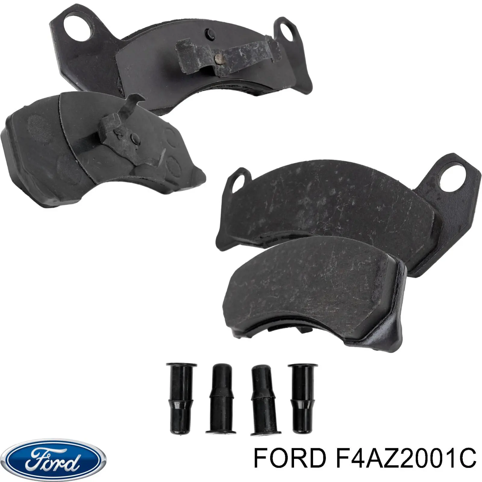 Передние тормозные колодки F4AZ2001C Ford