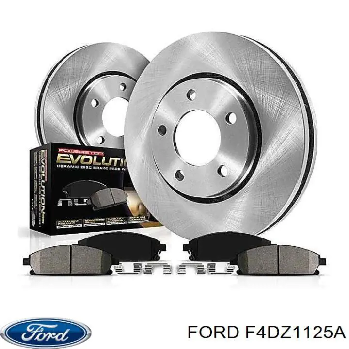 Передние тормозные диски F4DZ1125A Ford