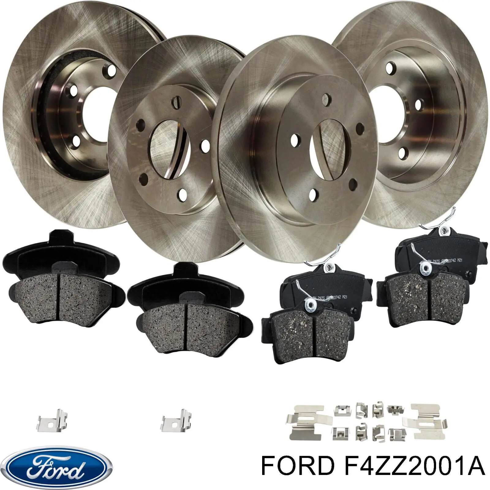 Передние тормозные колодки F4ZZ2001A Ford