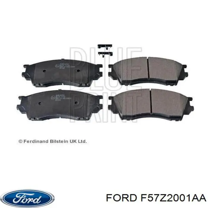 F57Z2001AA Ford передние тормозные колодки