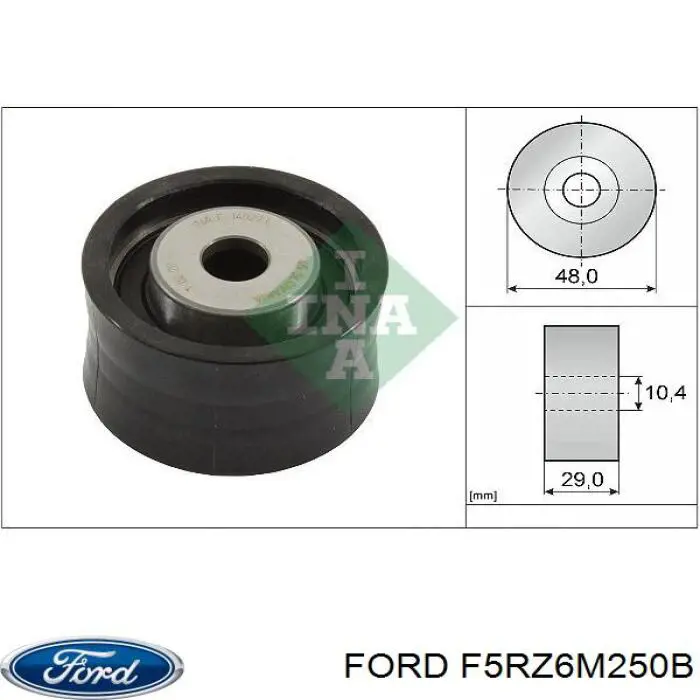 F5RZ6M250B Ford Паразитный ведущий ролик