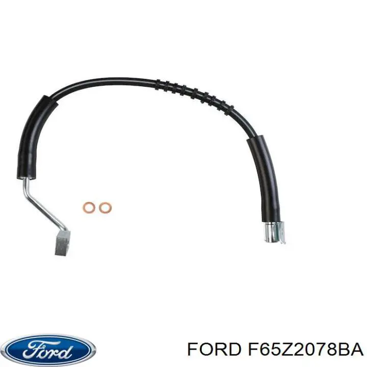 Шланг тормозной передний правый F65Z2078BA Ford