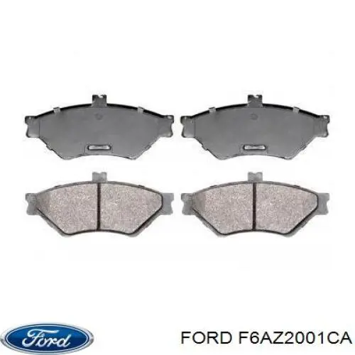 Передние тормозные колодки F6AZ2001CA Ford