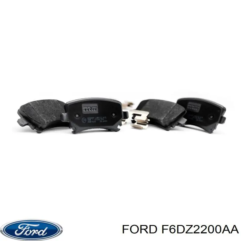 Задние тормозные колодки F6DZ2200AA Ford