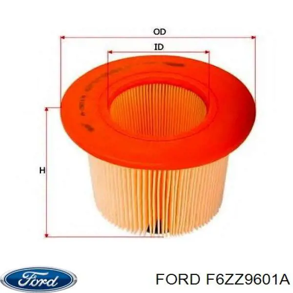 Воздушный фильтр F6ZZ9601A Ford