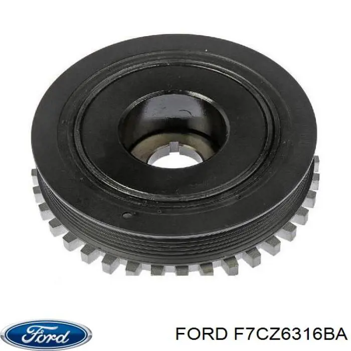 F7CZ6316BA Ford Шкив коленчатого вала