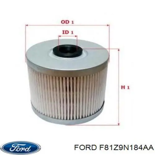 Фильтр топливный Ford F81Z9155AC