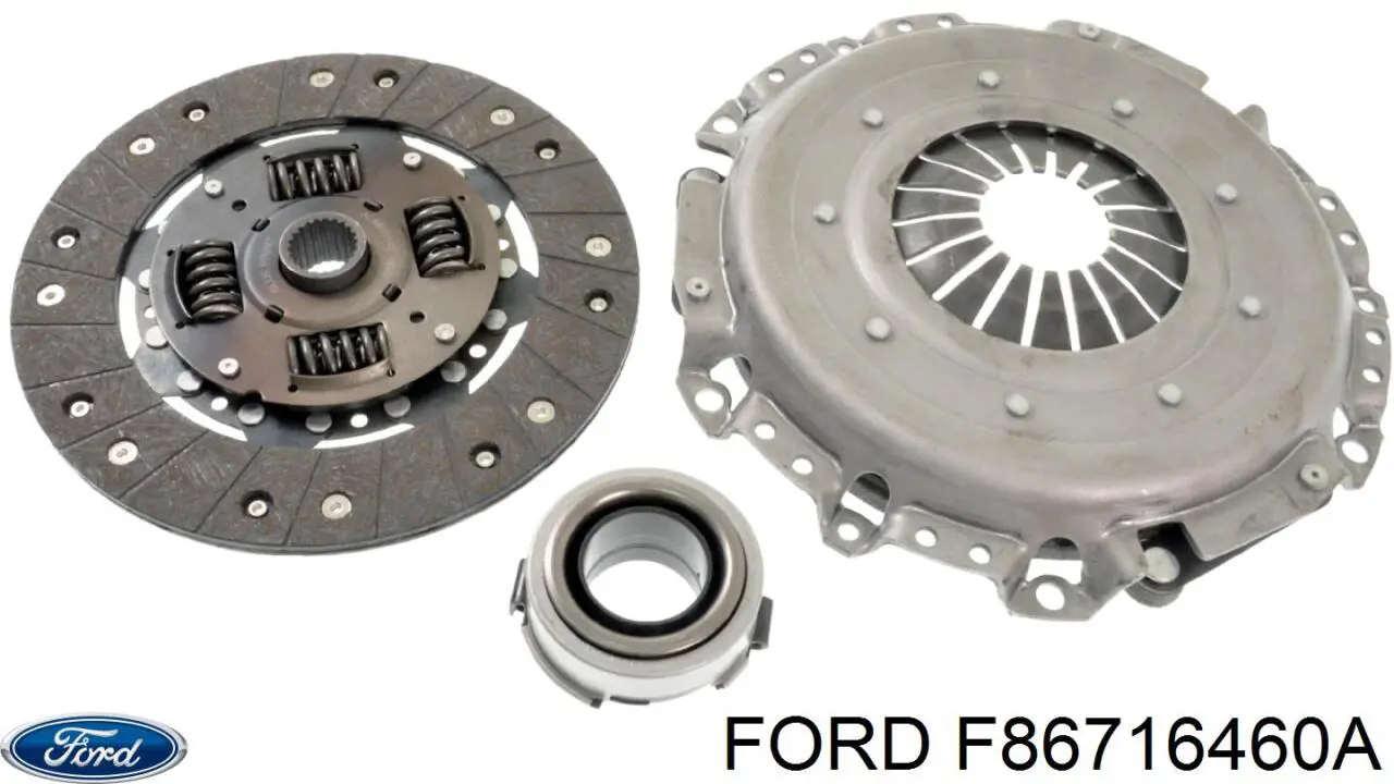 Диск сцепления F86716460A Ford