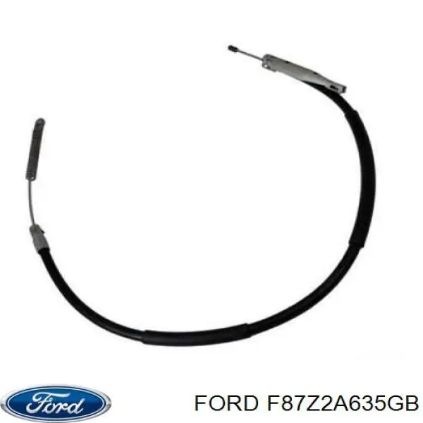 Передний трос ручника F87Z2A635GB Ford