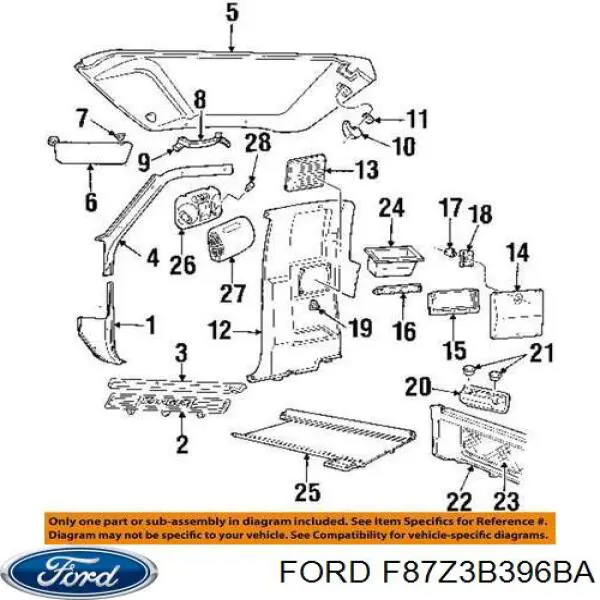 Муфта подключения переднего моста Ford F87Z3B396BA цена, от 246.63 USD