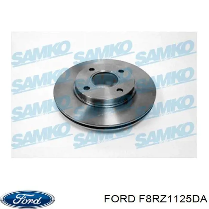 Передние тормозные диски F8RZ1125DA Ford