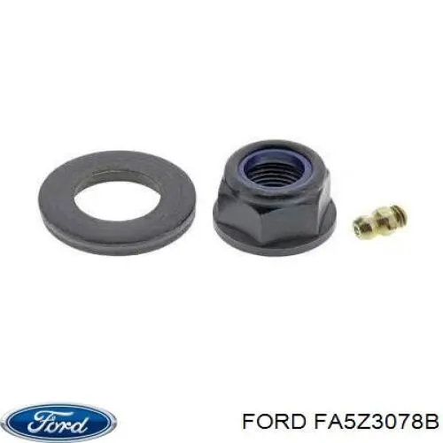 FA5Z3078B Ford braço oscilante inferior direito de suspensão dianteira