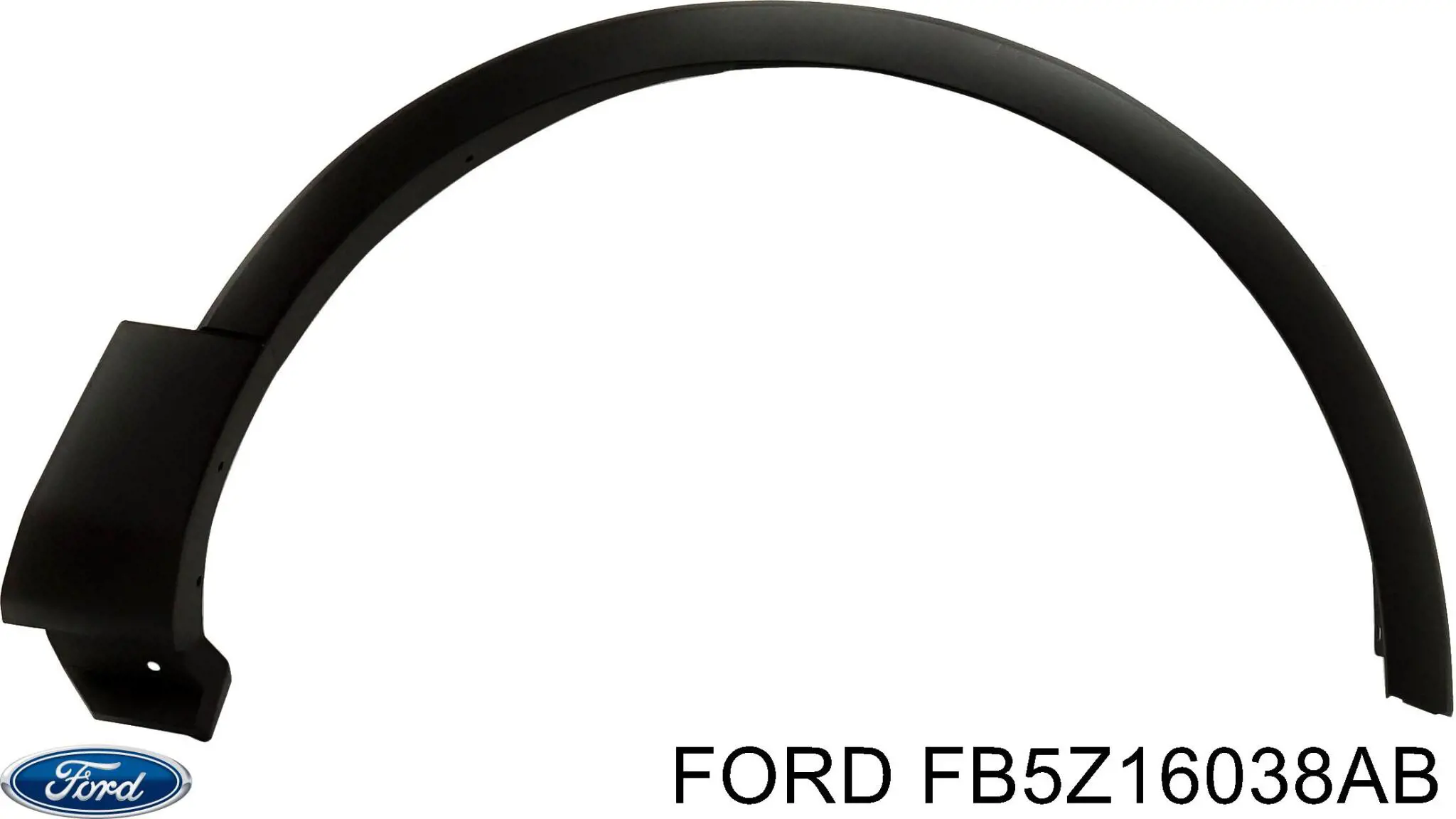 FB5Z16038AB Ford expansor (placa sobreposta de arco do pára-lama dianteiro direito)