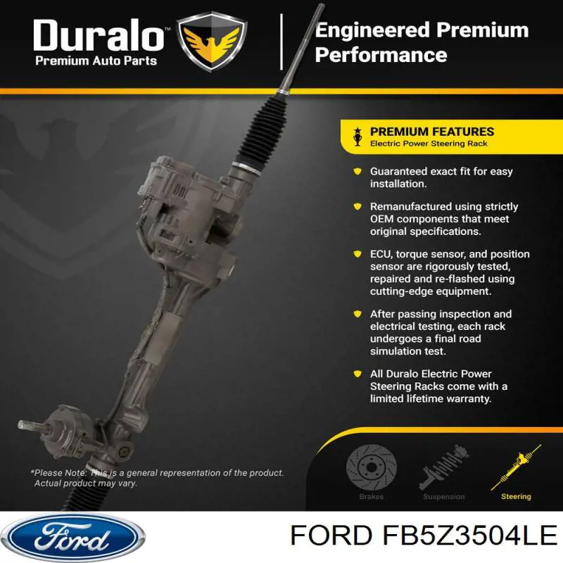 Реечный рулевой механизм Ford FB5Z3504R цена, от 1042.11 USD