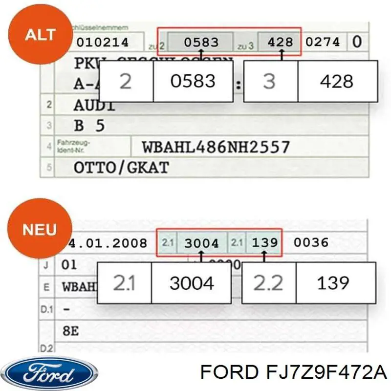 Лямбдазонд, датчик кислорода до катализатора Ford FJ7Z9F472A цена, от 88.58 USD