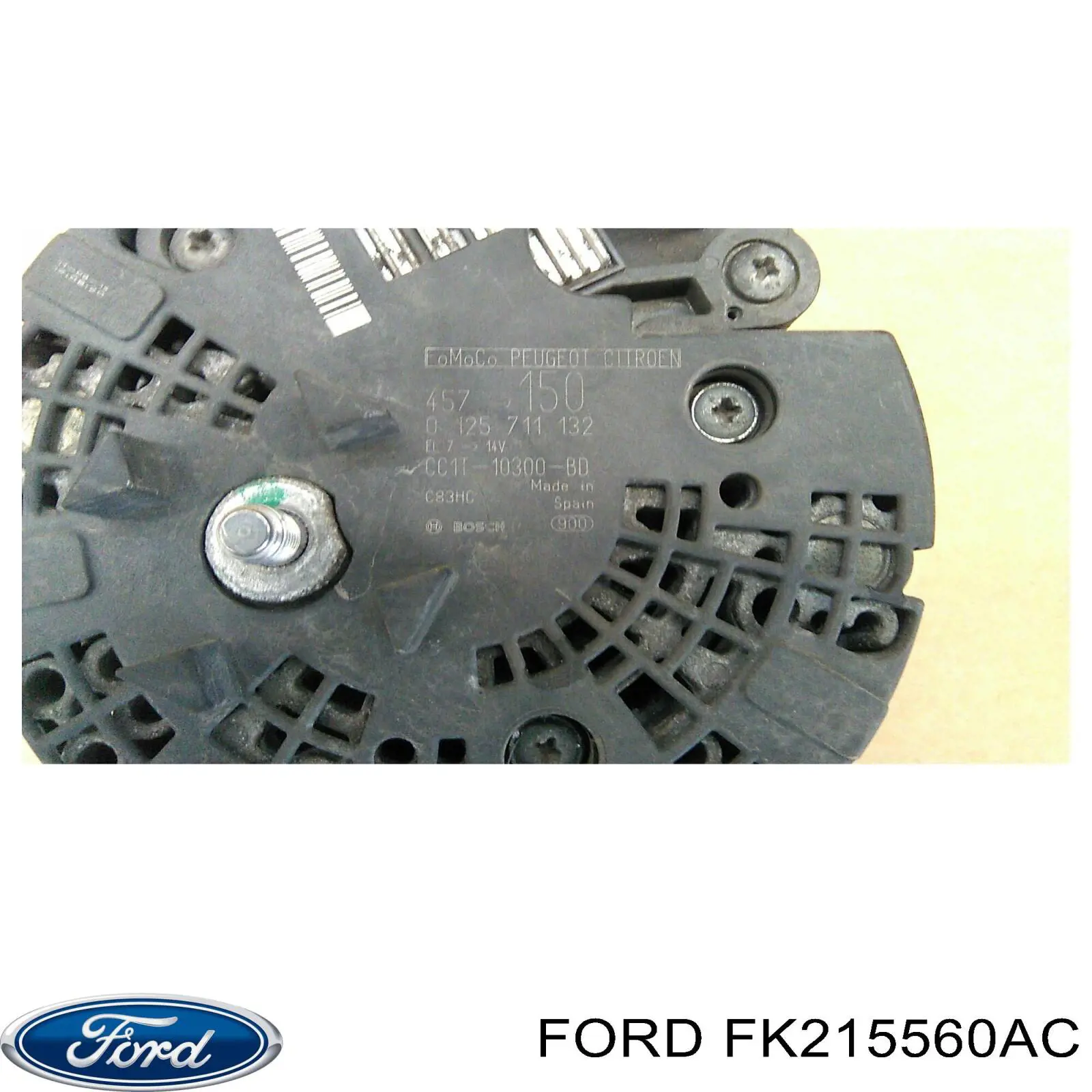 Рессора задняя FK215560AC Ford