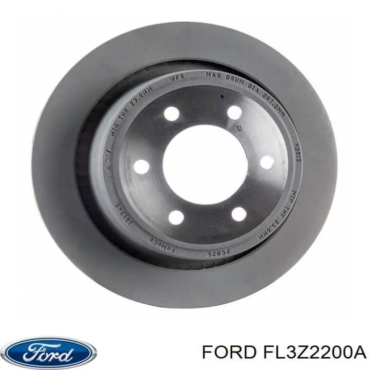 FL3Z2200A Ford sapatas do freio traseiras de disco