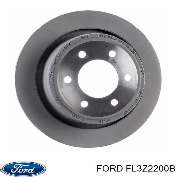 Задние тормозные колодки FL3Z2200B Ford