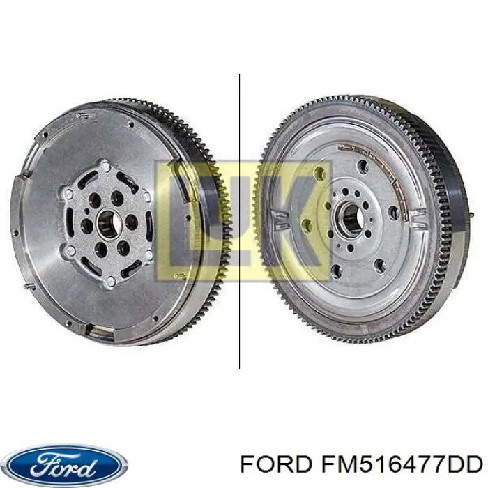 Маховик FM516477DD Ford