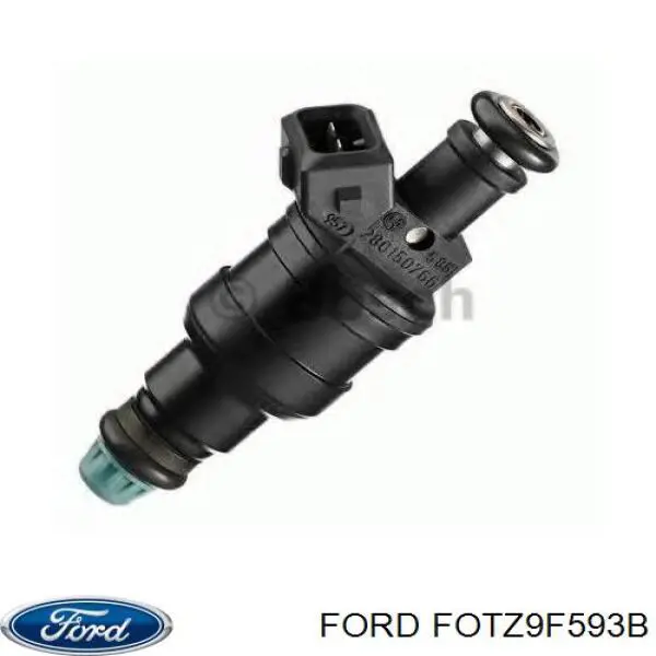 Форсунка впрыска топлива FOTZ9F593B Ford