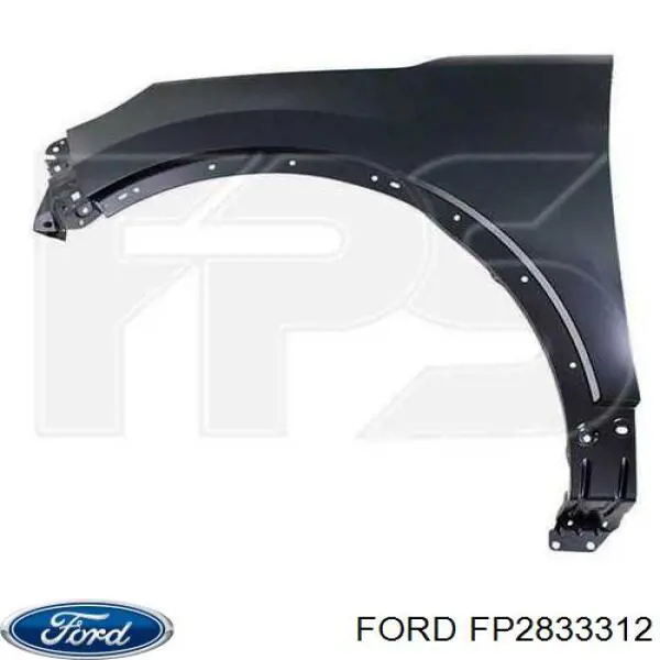 Крыло переднее правое FP2833312 Ford