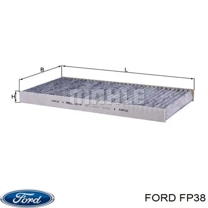 FP38 Ford фильтр салона