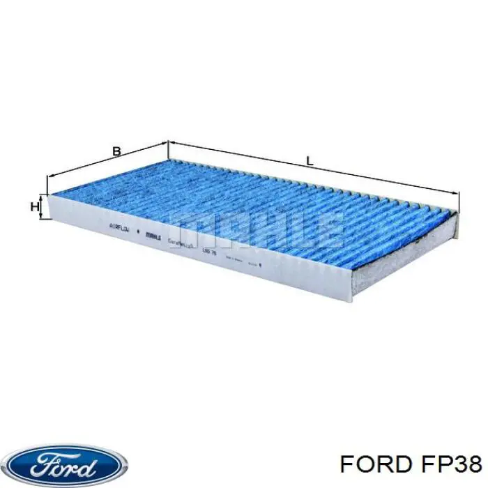 Фильтр воздушный отопителя Ford FP38 цена, от 4.39 USD
