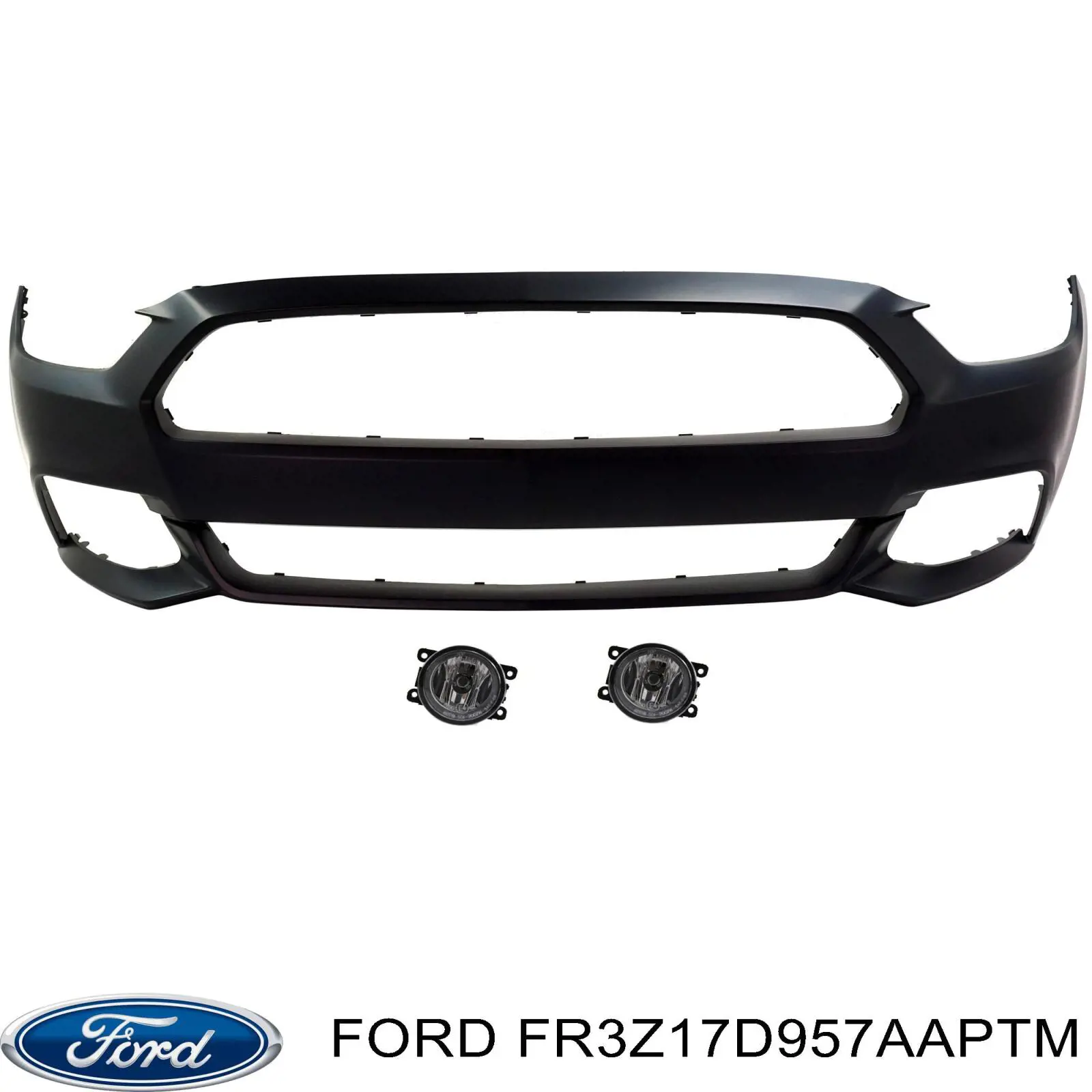 Передний бампер FR3Z17D957AAPTM Ford