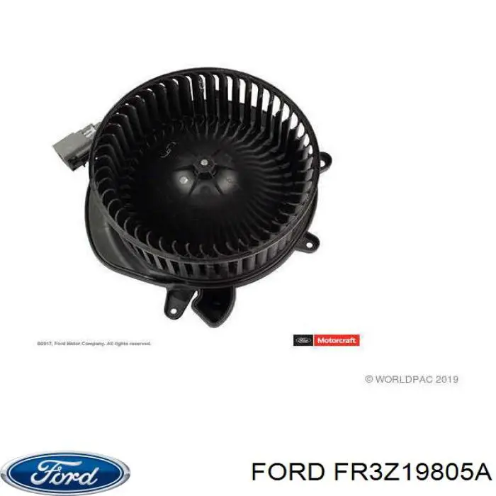 Мотор вентилятора печки (отопителя салона) Ford FR3Z19805B цена, от 62.01 USD