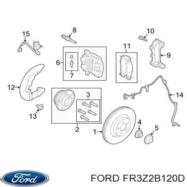  FR3Z2B120D Ford