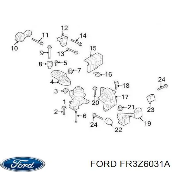  FR3Z6031A Ford