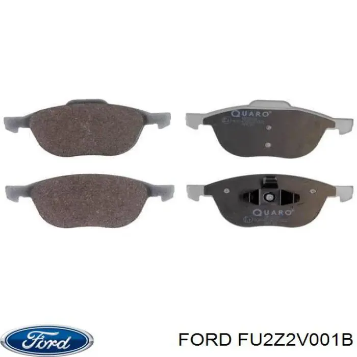 Передние тормозные колодки FU2Z2V001B Ford