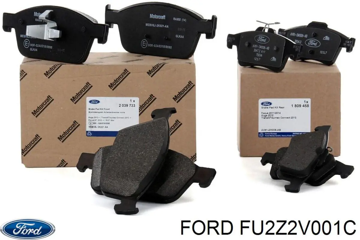 Sapatas do freio dianteiras de disco Ford FU2Z2V001C preço, a partir de 72,09 USD