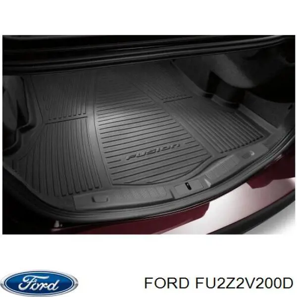 FU2Z2V200D Ford колодки тормозные задние дисковые