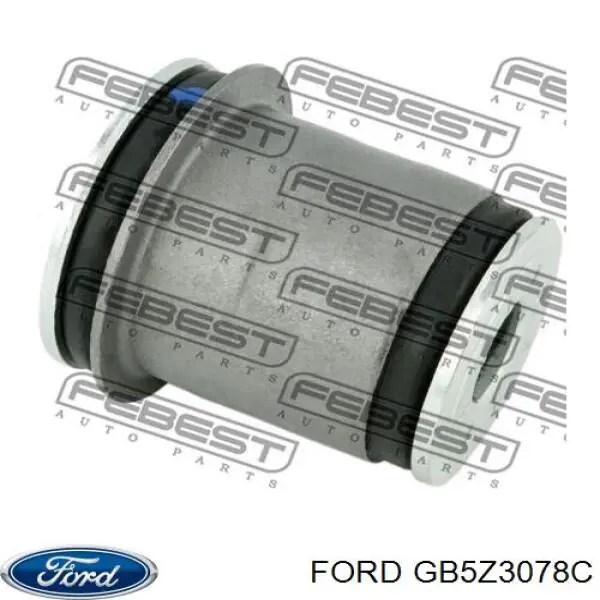 GB5Z3078C Ford braço oscilante inferior direito de suspensão dianteira