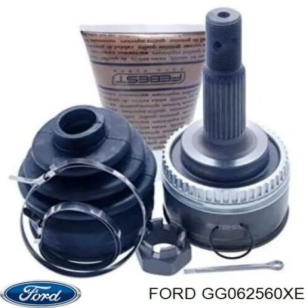 Полуось (привод) передняя левая GG062560XE Ford