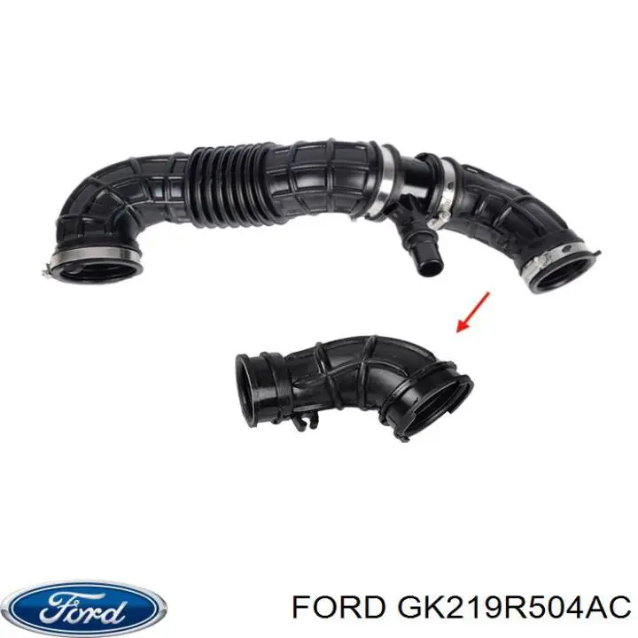 Выпускной патрубок воздушного фильтра 2178808 Ford