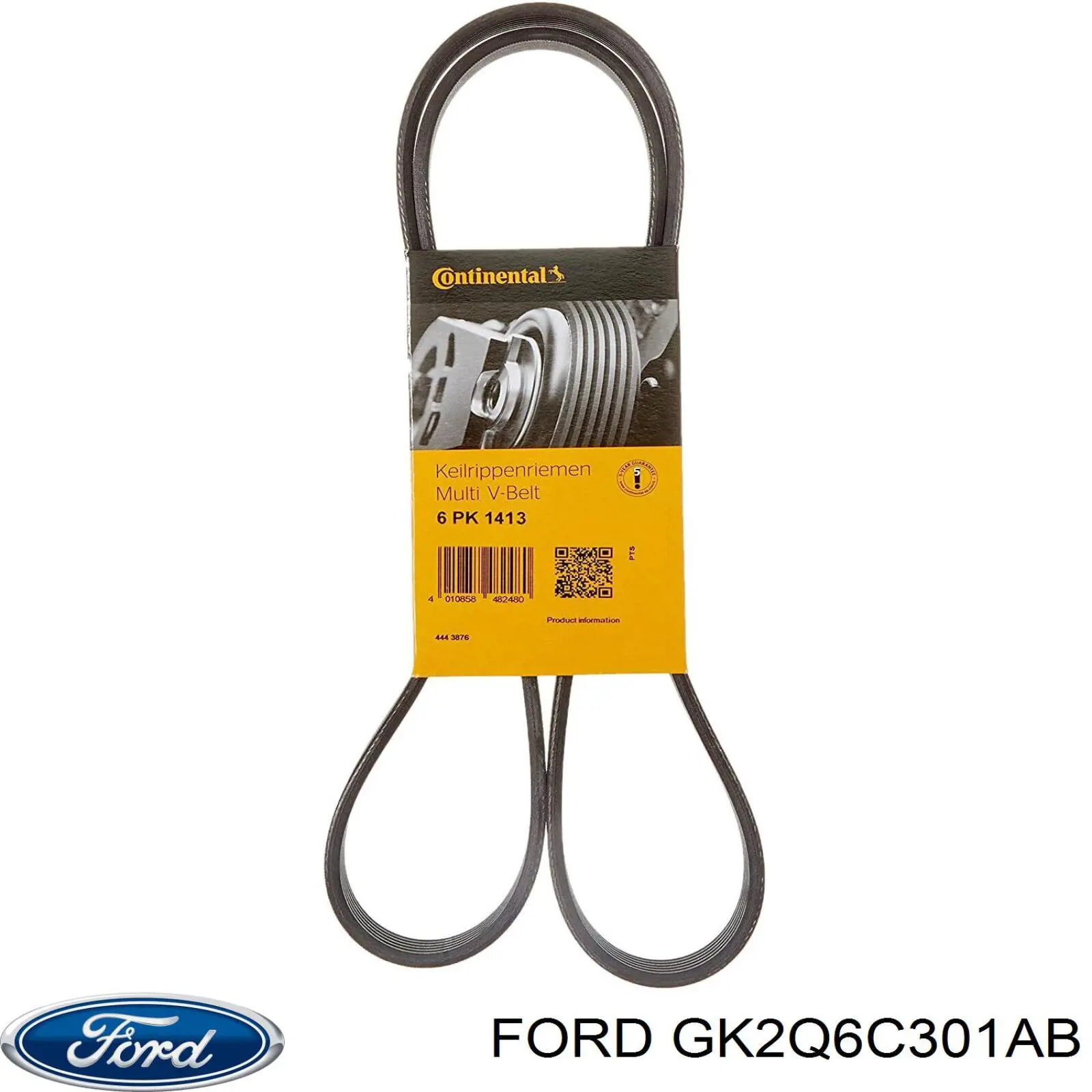 Купить GK2Q6C301AB Ford Ремень генератора