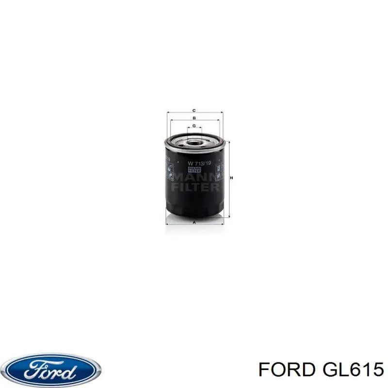 Автомобильный генератор Ford GL615 цена, от 126.69 USD