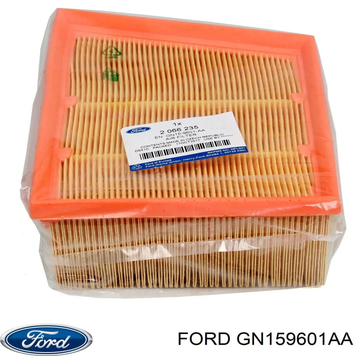 GN15 9601-AA Ford filtro de ar