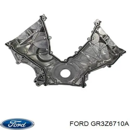 GR3Z6710A Ford Прокладка масляного поддона картера
