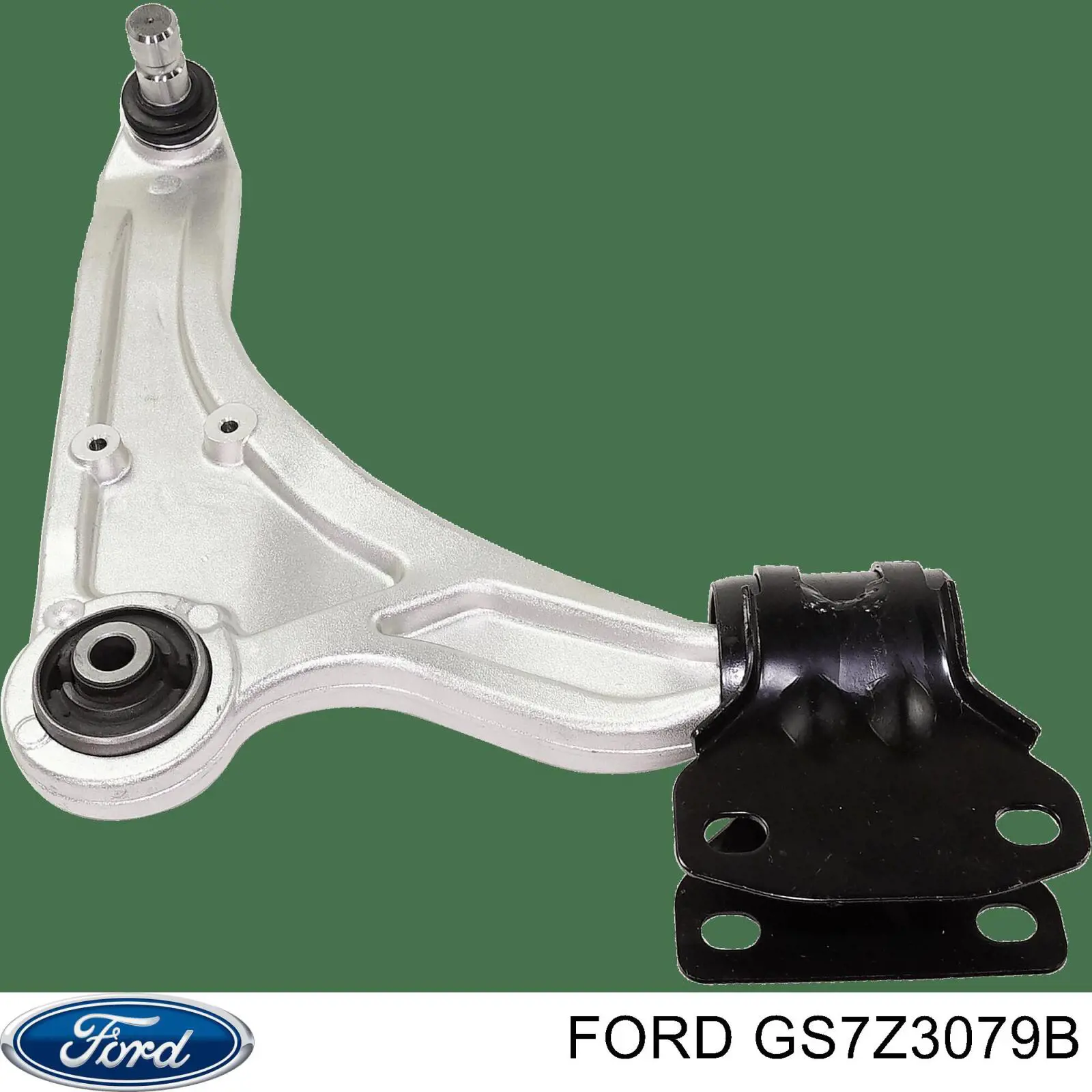 DG9Z3079B Market (OEM) braço oscilante inferior esquerdo de suspensão dianteira