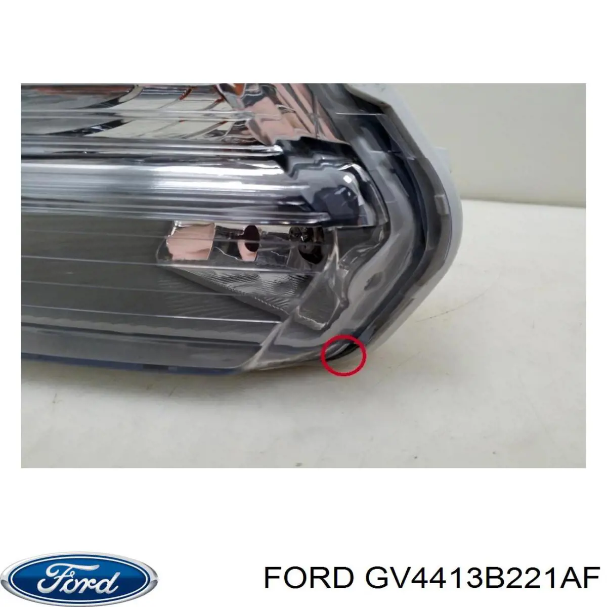 GV4413B221AF Ford luzes de nevoeiro esquerdas