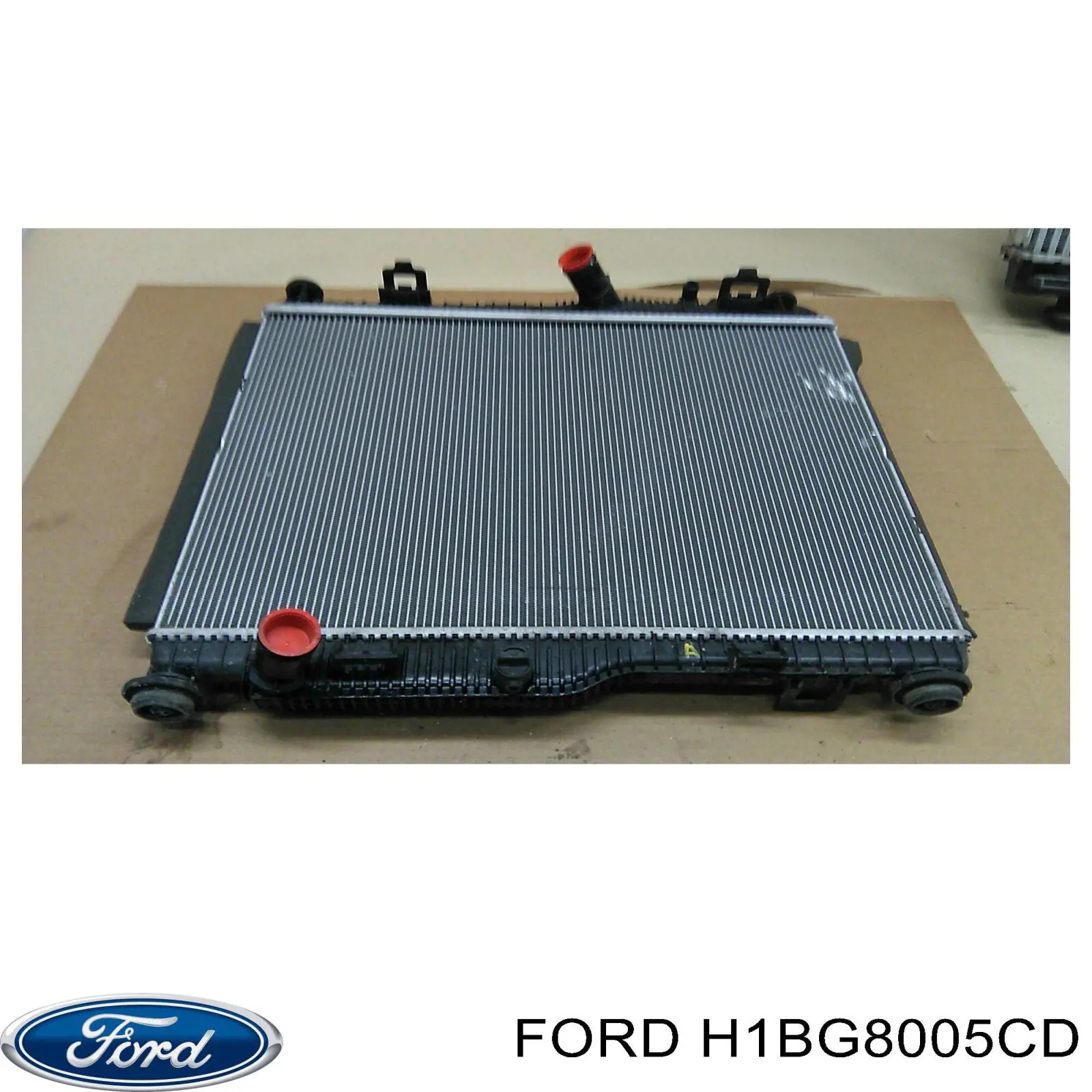 Радиатор H1BG8005CD Ford