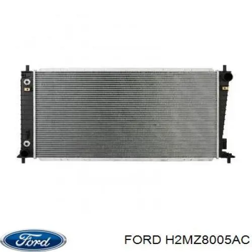 H2MZ8005AC Ford Радиатор основной