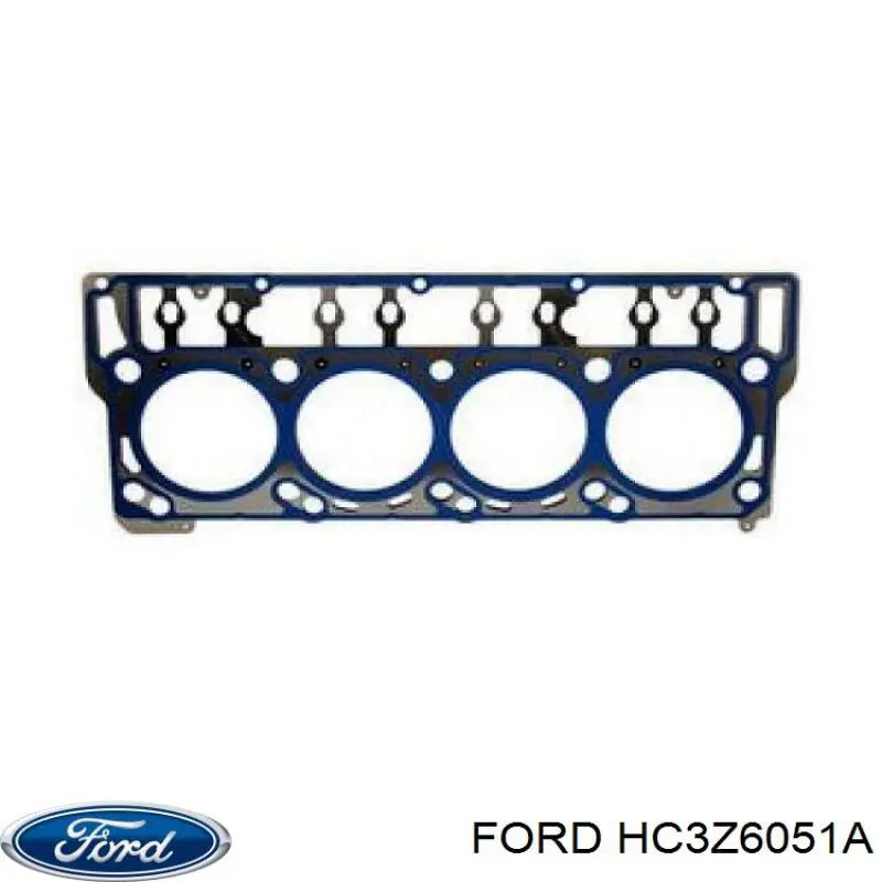 BC3Z6051E Ford прокладка головки блока цилиндров (гбц правая)